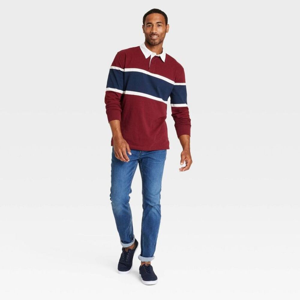 Goodfellow & Co - Men's Comfort Wear Slim Fit Jeans - Goodfellow & C Indigo - Picture 4 of 4